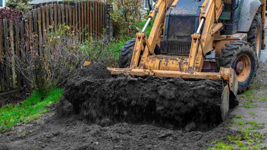 Soil Removal, Levelling, and Site Cleanup