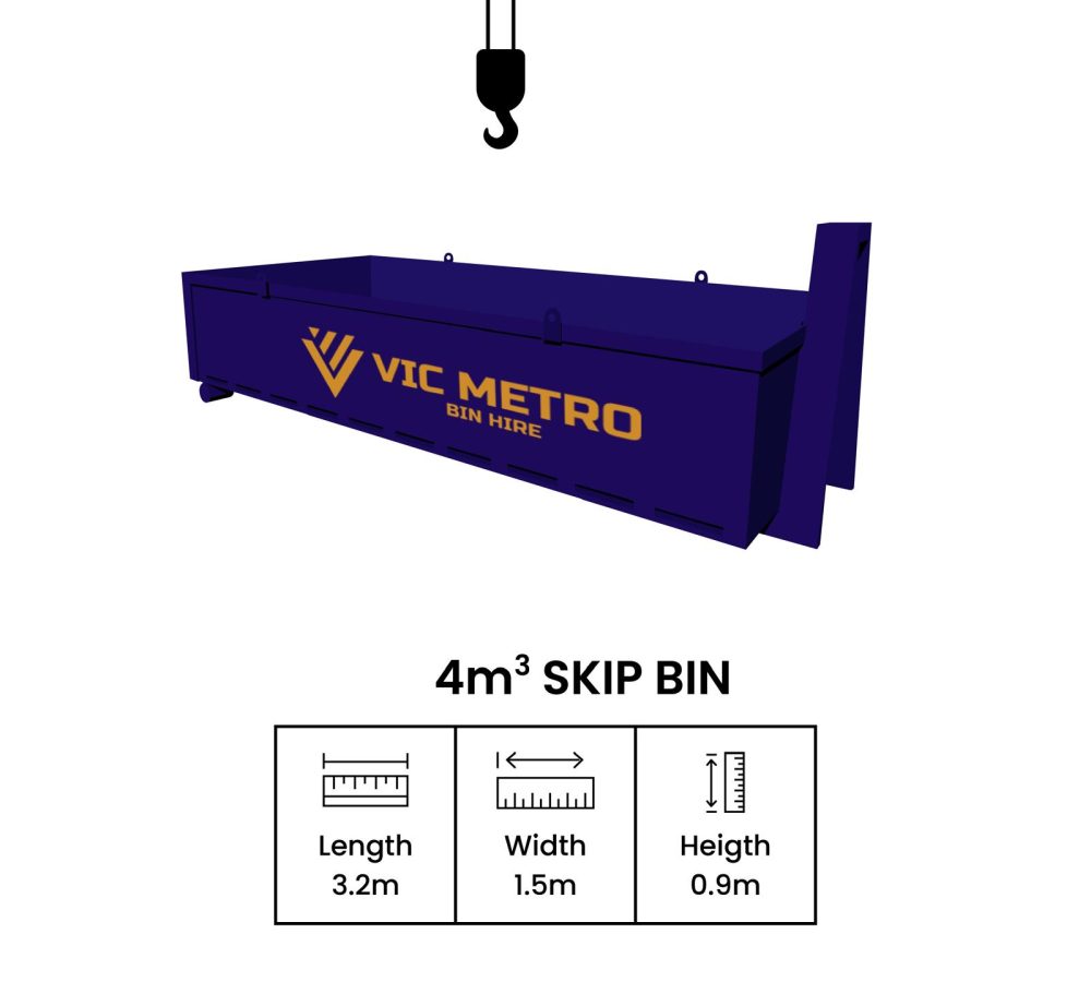 4m³ Skip Bin