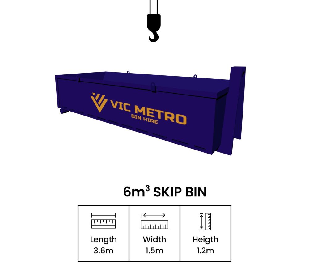 6m³ Skip Bin
