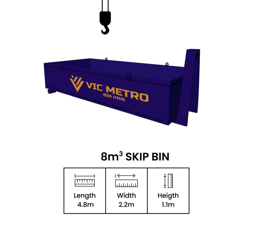 8m³+ Skip Bin